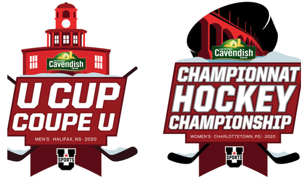 logos for U SPORTS hockey championships