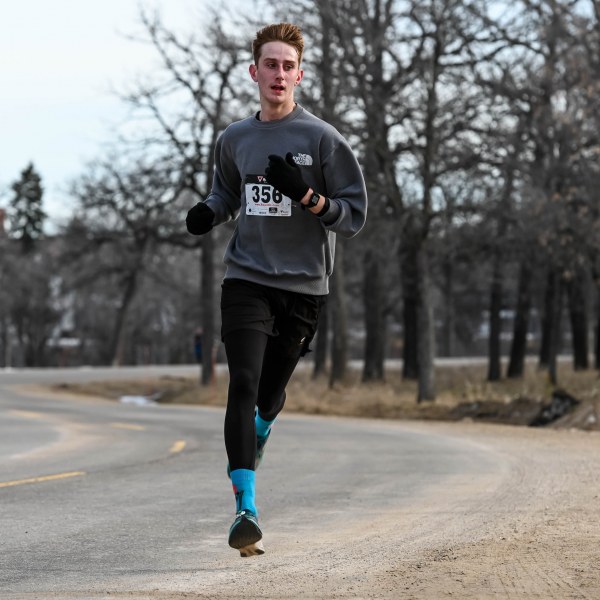 photo of man running