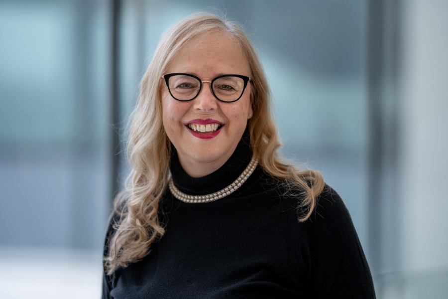 Dr. Donna Hardy Cox will begin her appointment at UPEI on November 1, 2025. photo of woman wearing glasses
