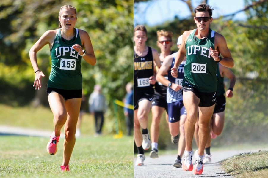 Katie Richard and Luc Doucette will lead the UPEI Cross Country teams to the AUS Championships in Wolfville, NS on October 25.
