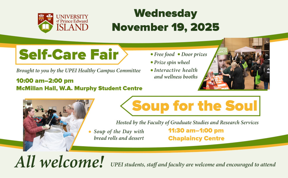 Self-Care Fair and Soup for the Soul graphic