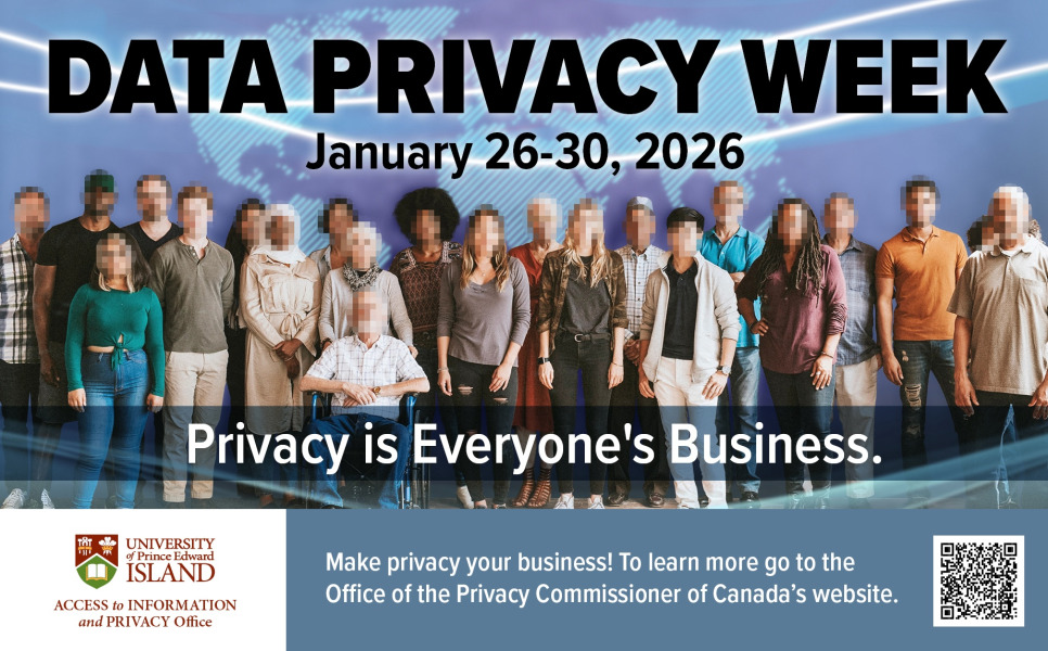 UPEI Data Privacy Week graphic