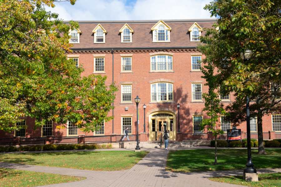 photo of red-brick campus building