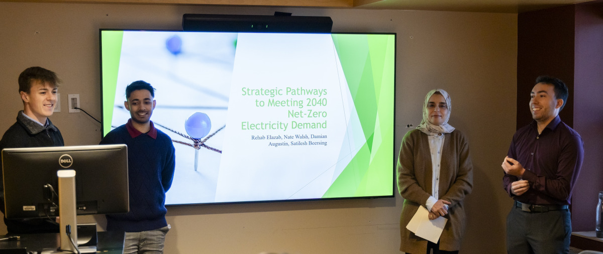 Damian Augustin, Satilesh Beersing, Rehab Elazab, and Nate Walsh