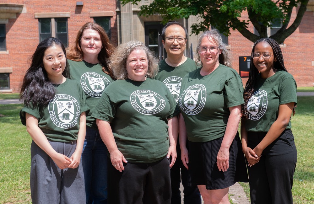 six staff members of the International Student Office