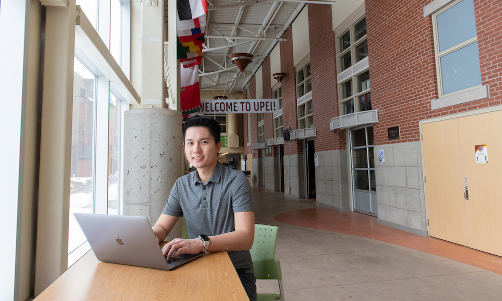 upei business student justin gu