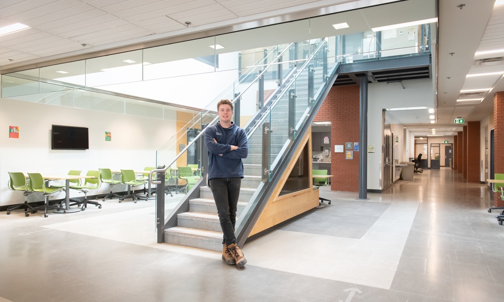 Sustainable Design Engineering student Jimmy Hulton