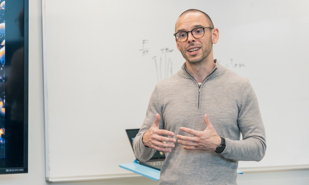 Peter Blanchard leading a facilitated discussion