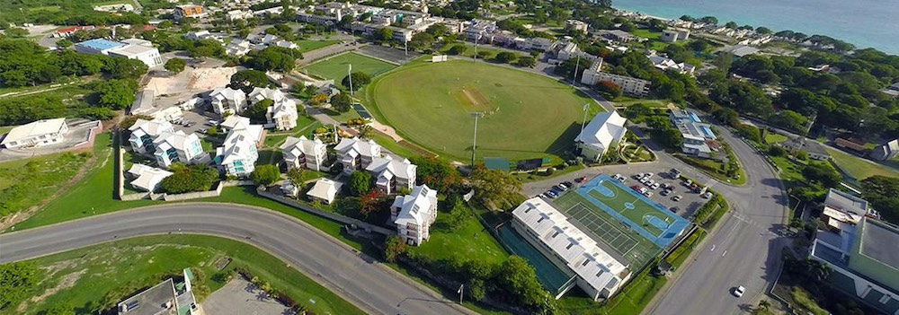 aerial photo of University of the West Indies, Cave Hill Campus