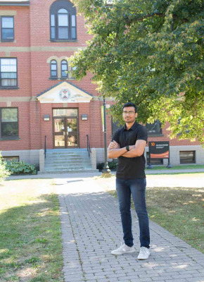 UPEI graduate student Aadesh Nunkoo