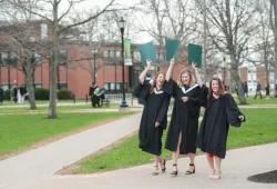 Students at convocation