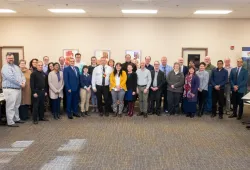 photo of Chief Gould with the UPEI Senate