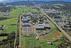 Aerial photo of UPEI 