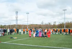 UPEI Athletics and Recreation, members of the Indigenous community and representatives of the Native Council of PEI were on campus on Sunday, October 2 to bring awareness to Indigenous culture, mark Treaty Day on October 1, and kick off Mi’kmaq History Month.