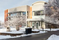 photo of student centre in winter