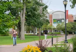 photo of quadrangle in early fall