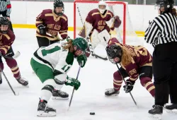 The UPEI Women’s Hockey Panthers face off against the Mount Allison Mounties for the second time this season at home on November 10.