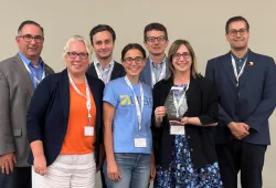 Pictured from left to right: Drs. Blake Jelley, Susan Graham, Scott Cassidy, Gabrielle Durepos (ASB Conference Co-Chair, Mount Saint Vincent University), Reuben Domike, Suzanne Rath, and Sam Kolahgar. Photo by Dr. Wendy Carroll (ASB Conference Co-Chair, Saint Mary's University).