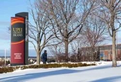 photo of student centre in winter