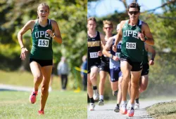 Katie Richard and Luc Doucette will lead the UPEI Cross Country teams to the AUS Championships in Wolfville, NS on October 25.