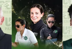 Left to right: Colin MacAdam, Lacey MacLauchlan, and Kamari Scott