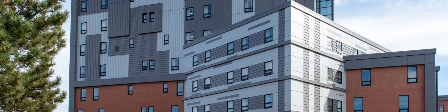 new UPEI residence exterior