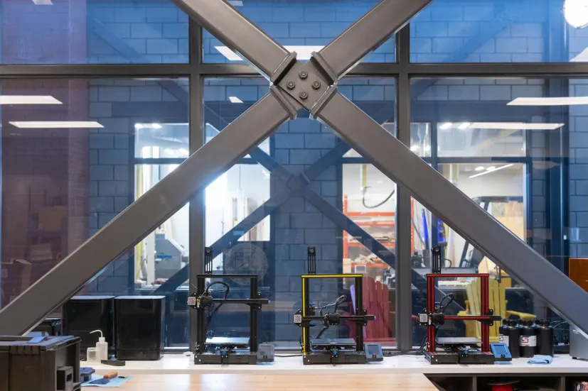 3D printers in the student success centre, Faculty of Sustainable Design Engineering building