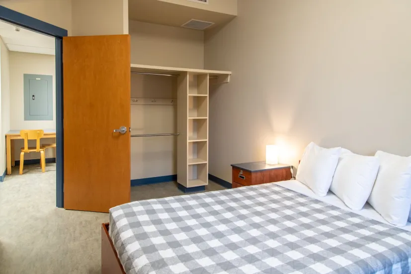 an accommodation room in UPEI's Bill and Denise Andrew Hall