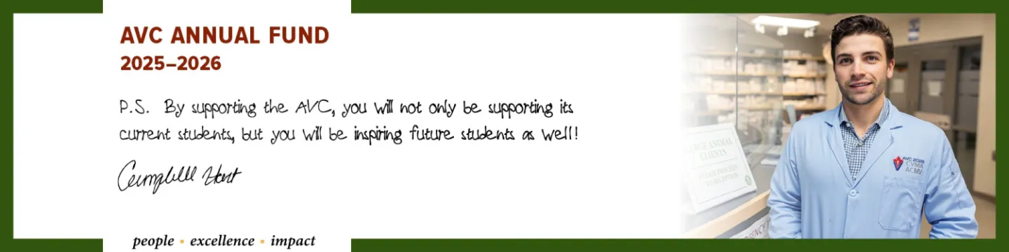 AVC Annual Fund ambassador Campbell Hart