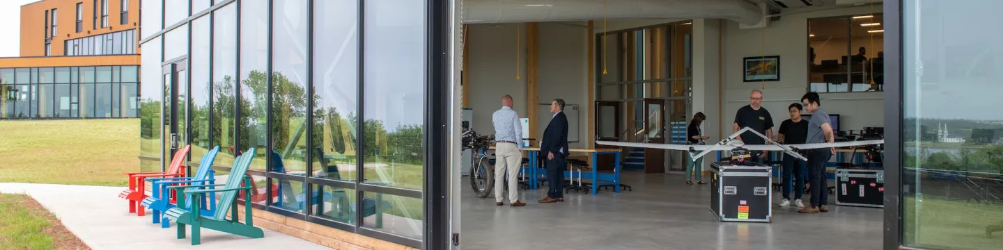 Canadian Centre for Climate Change and Adaptation drone hanger
