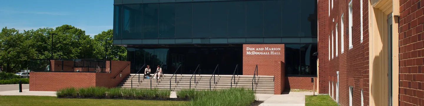 exterior of don and marion mcdougall hall