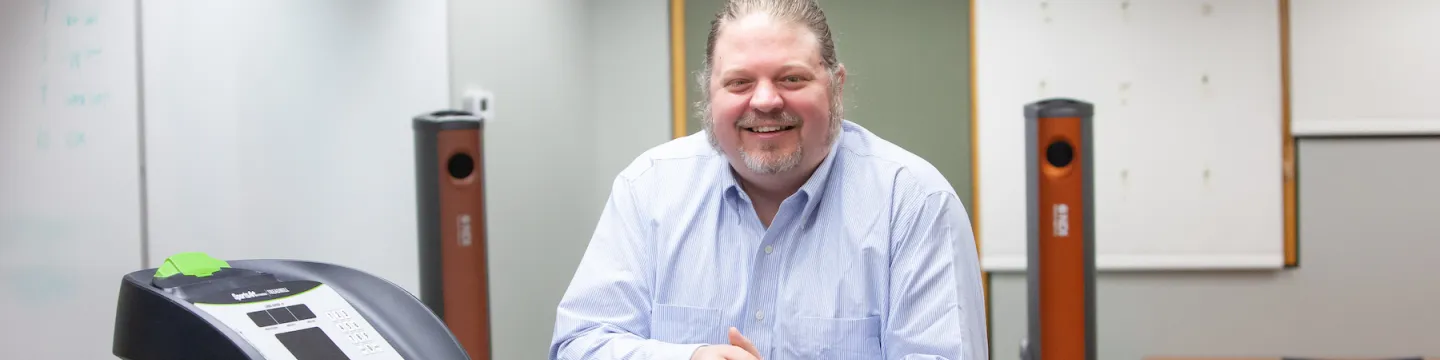 Dr. Mike MacLellan in his lab