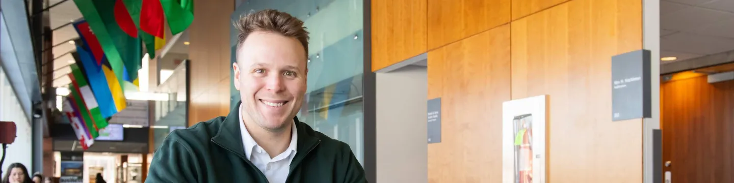 UPEI MBA-GL student Shaun Taylor