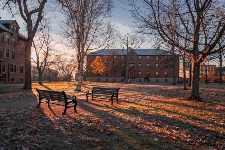UPEI's Memorial Hall in fall
