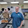 Dr. Dan Fredholm and Minnie Mouse