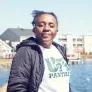 UPEI Master of Arts in Island Studies student Ayana Arnaud on the Charlottetown waterfront