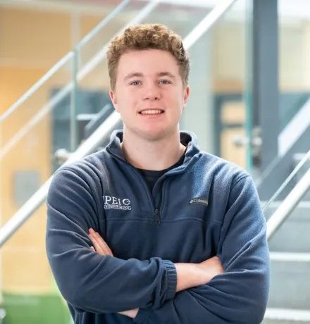 Sustainable Design Engineering student Jimmy Hulton